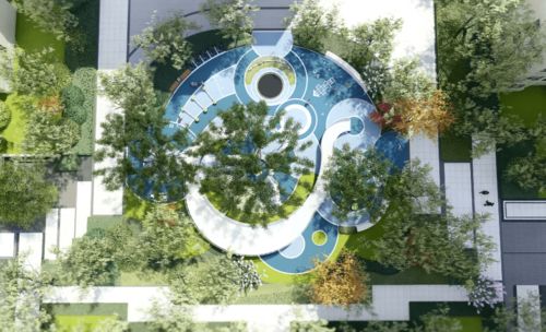 全龄关怀社区景观篇 同昇 东壹区,用艺术花园关照全家人的风景