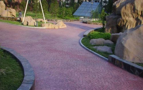 上海周边地区压模地坪,市政景区园林压花艺术地坪模具铺装公司
