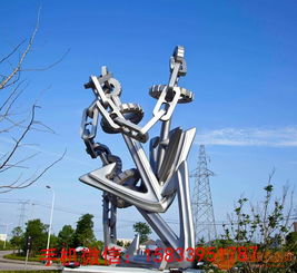 不锈钢标志雕塑 城市不锈钢雕塑