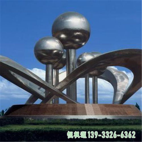 不锈钢大型广场雕塑 现代景观艺术的璀璨明珠——以宿迁白钢雕塑厂家为例